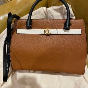 Lauren Ralph Lauren leather satchel